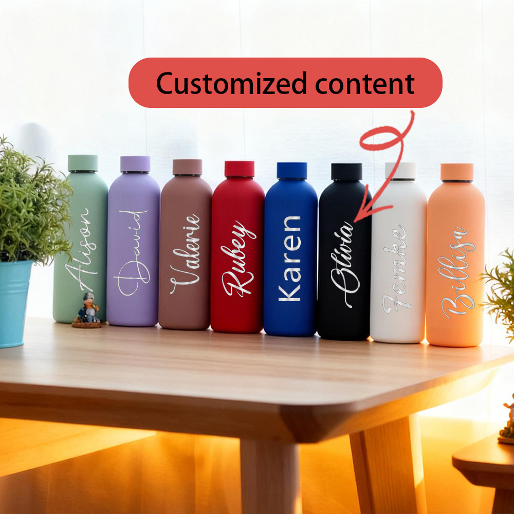 Sports Equipment With Names - Botol Termos Mulut Kecil Custom Name,