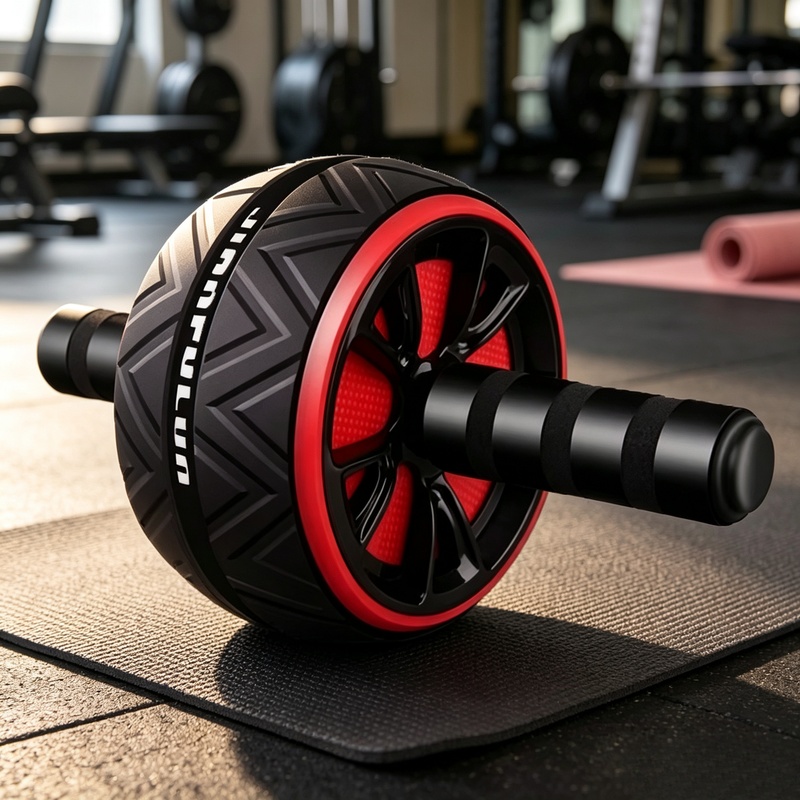 Sports Equipment Online - Roda Roller Ab Anti-Selip, Peralatan Kebugaran
