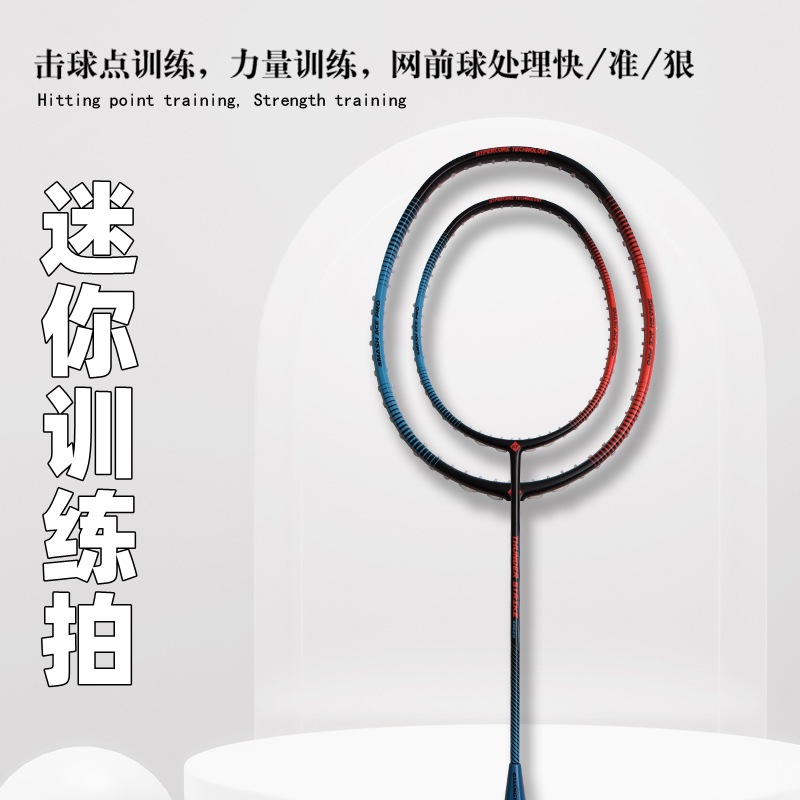 Badminton Racket Carbon - Raket Bulu Tangkis Karbon Penuh Mini