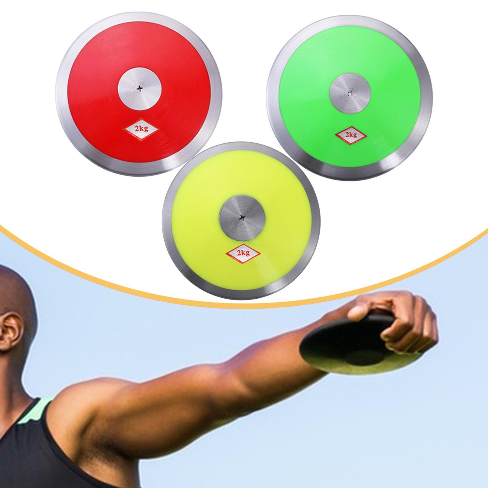 Discus Throw Training - 2kg Piringan Lempar Discus Nylon dengan