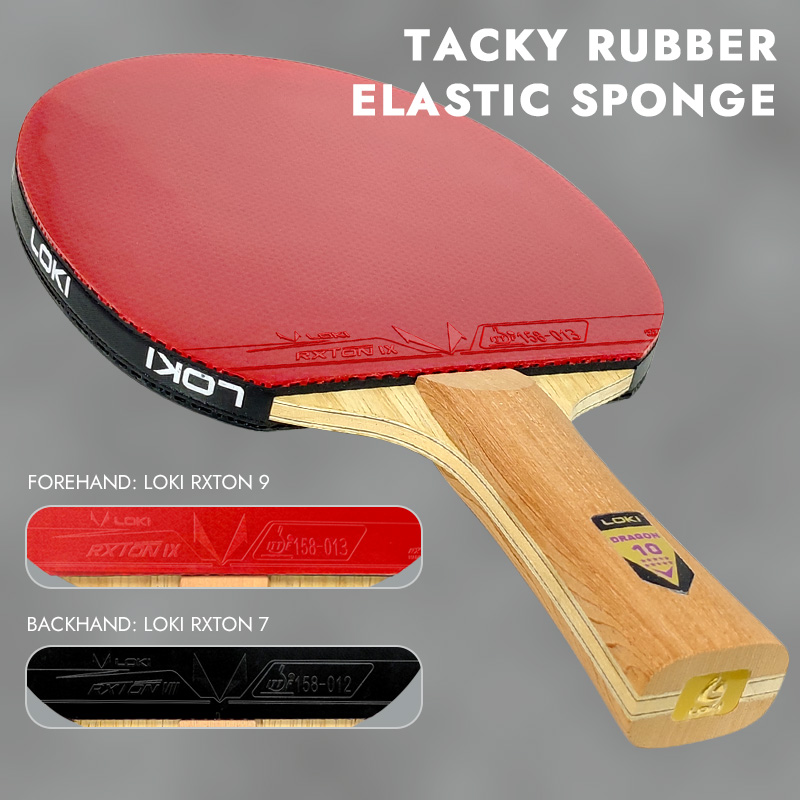 LOKI DRAGON 10 STAR raket teni - Badminton Racket Carbon ulasan dan harga