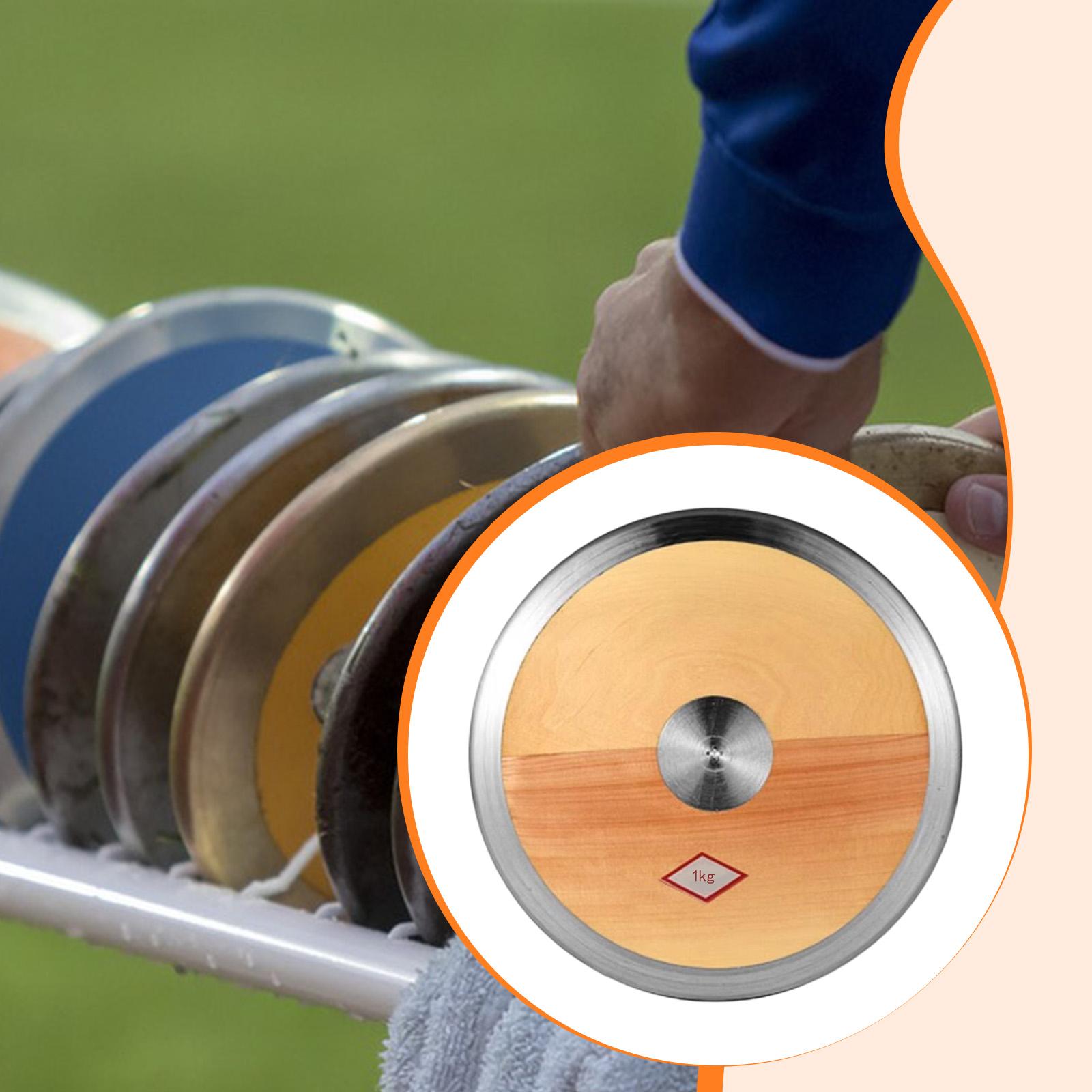 Cakram Lempar Kayu Besi Tahan  - Discus Throw Training ulasan dan harga