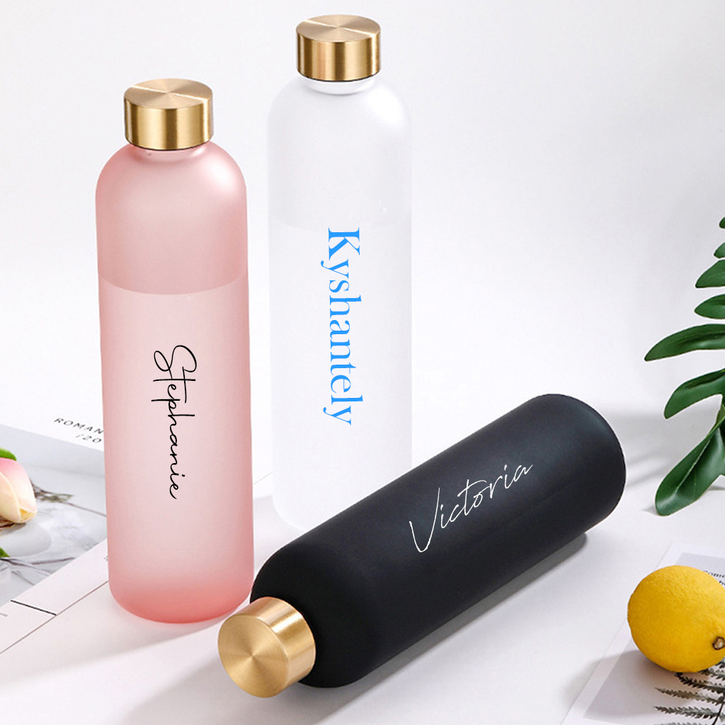 Botol Air Gradien Nama Kustom  - Sports Equipment With Names ulasan dan harga