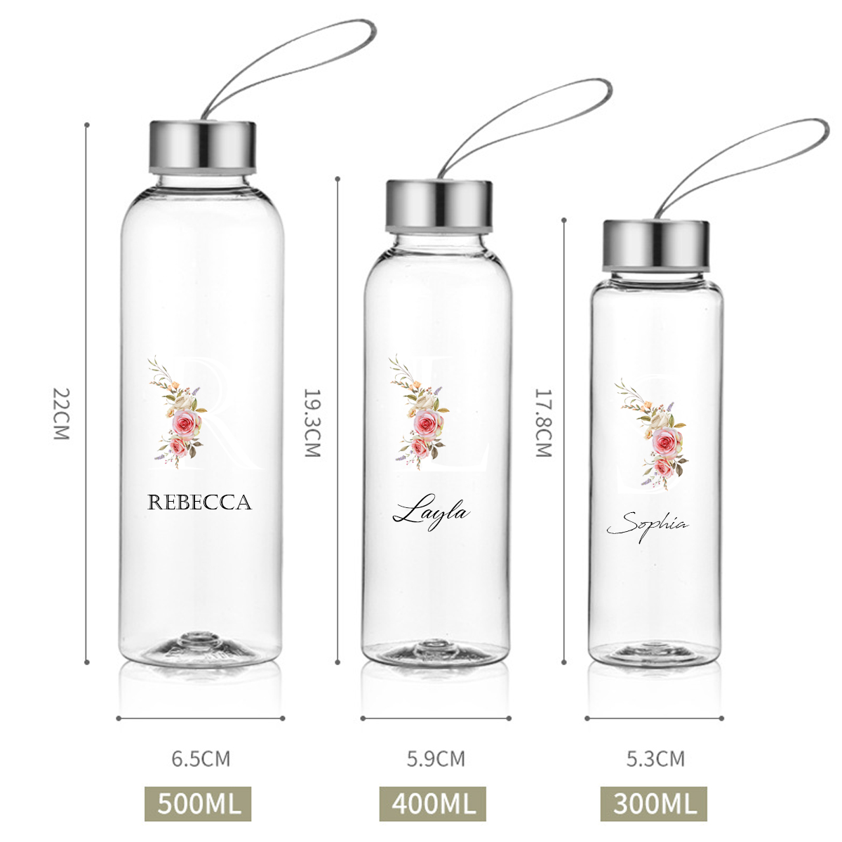 Botol Air Transparan dengan Na - Sports Equipment With Names ulasan dan harga