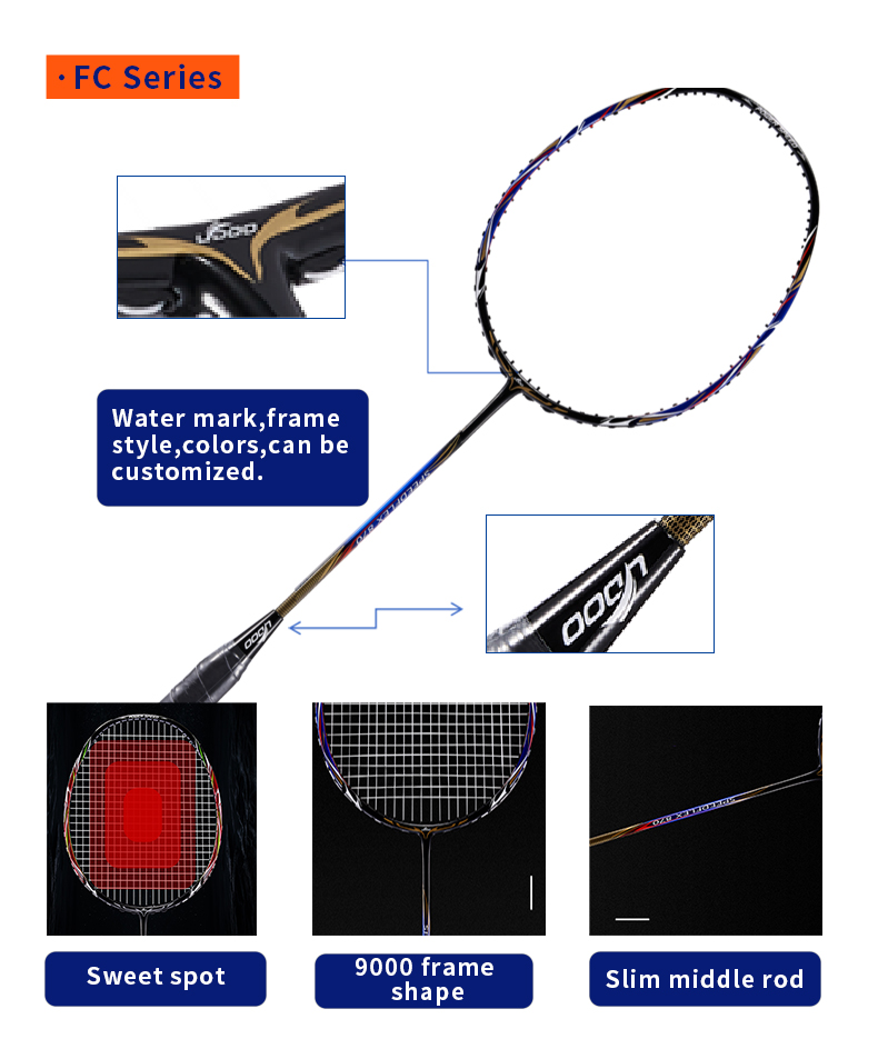Raket badminton G5 grip berbah - Badminton Racket Carbon ulasan dan harga